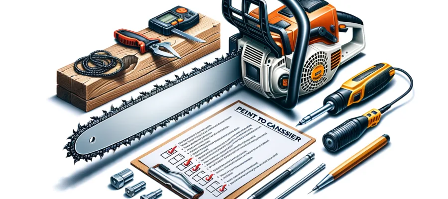 Kettensaege Auswahlhilfe kaufen: Checkliste vor dem endgueltigen Kauf