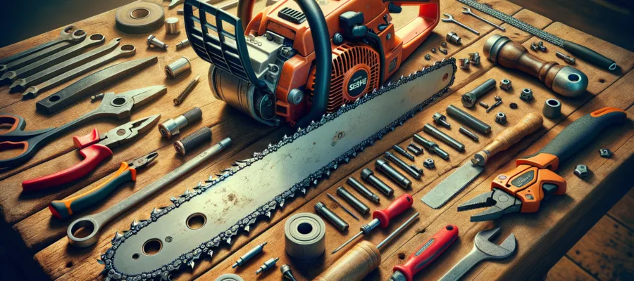 Kettensaege Kette wechseln: Sicherer Austausch und Montage des Schwertes
