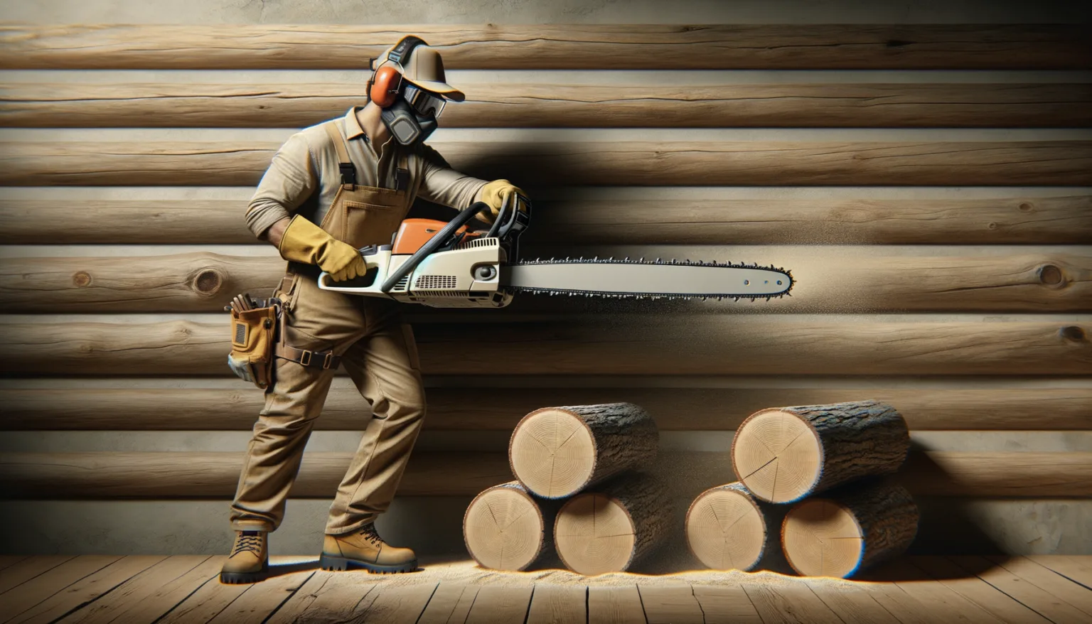 Kettensaege-Technik lernen: Fuehrung, Halten und Koerperposition fuer praezise Schnitte