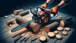Kettensaege-Technik lernen: Richtige Handhabung beim Zuschneiden von Staemmen