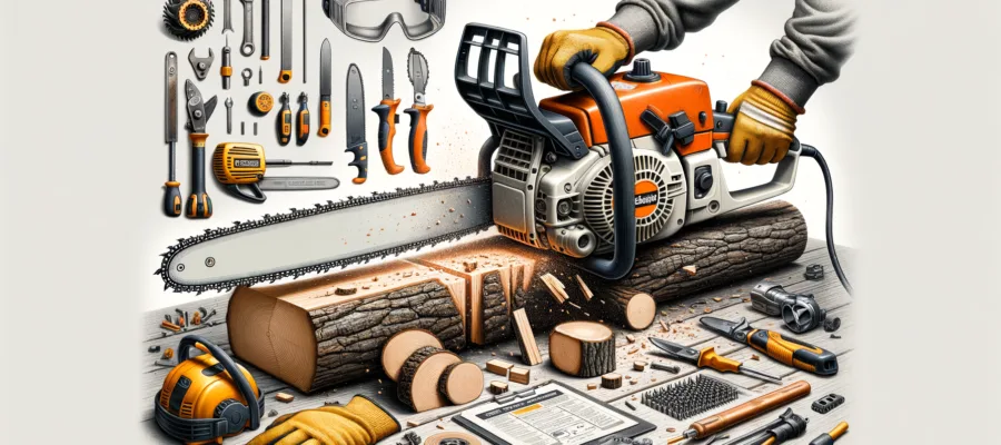 Kettensaege-Techniken und sichere Arbeitsweisen fuer DIY-Anwender