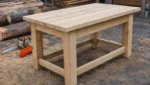 Kettensaege-Anfaengerprojekt: Bau eines stabilen Holztisches aus Bohlen