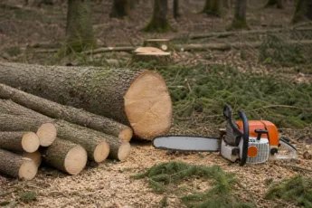 Kettensäge: Fällung, Entasten & Schnitttechniken