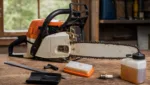 Kettensaege Vor dem Start: Checkliste fuer Sichtpruefung und Funktionskontrolle