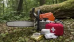 Notfallverhalten und Erste Hilfe bei Einsaetzen mit der Kettensaege (Verhaltensregeln)